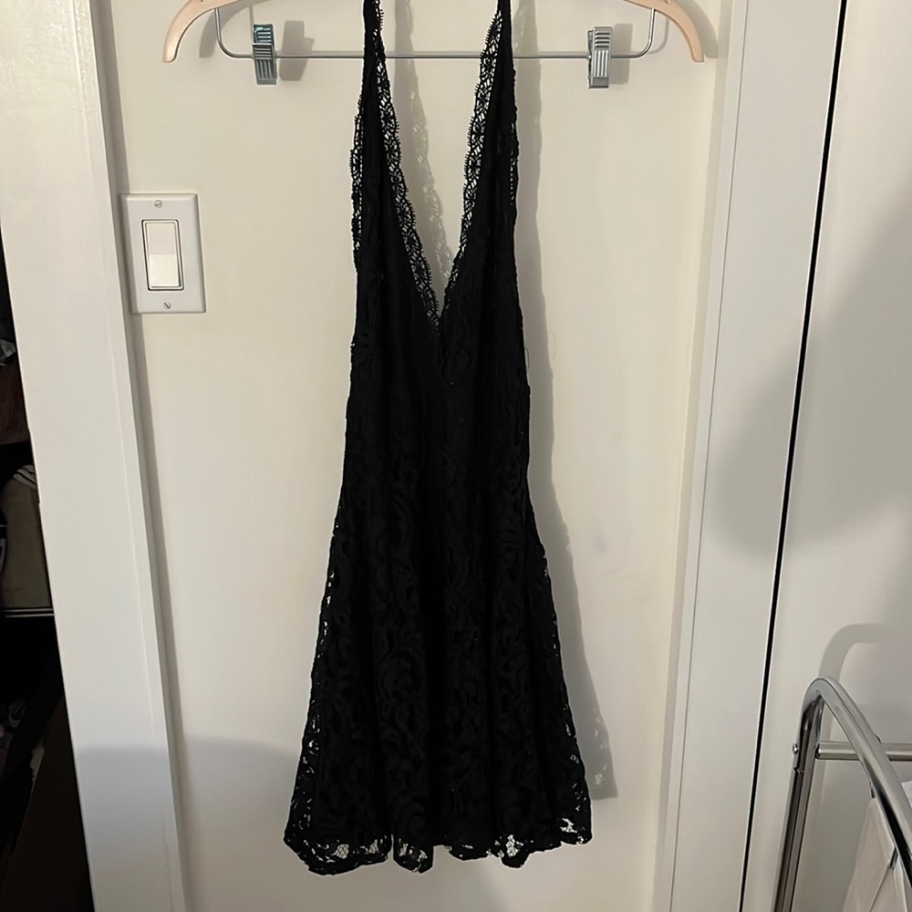 Kimchi blue black halter dress